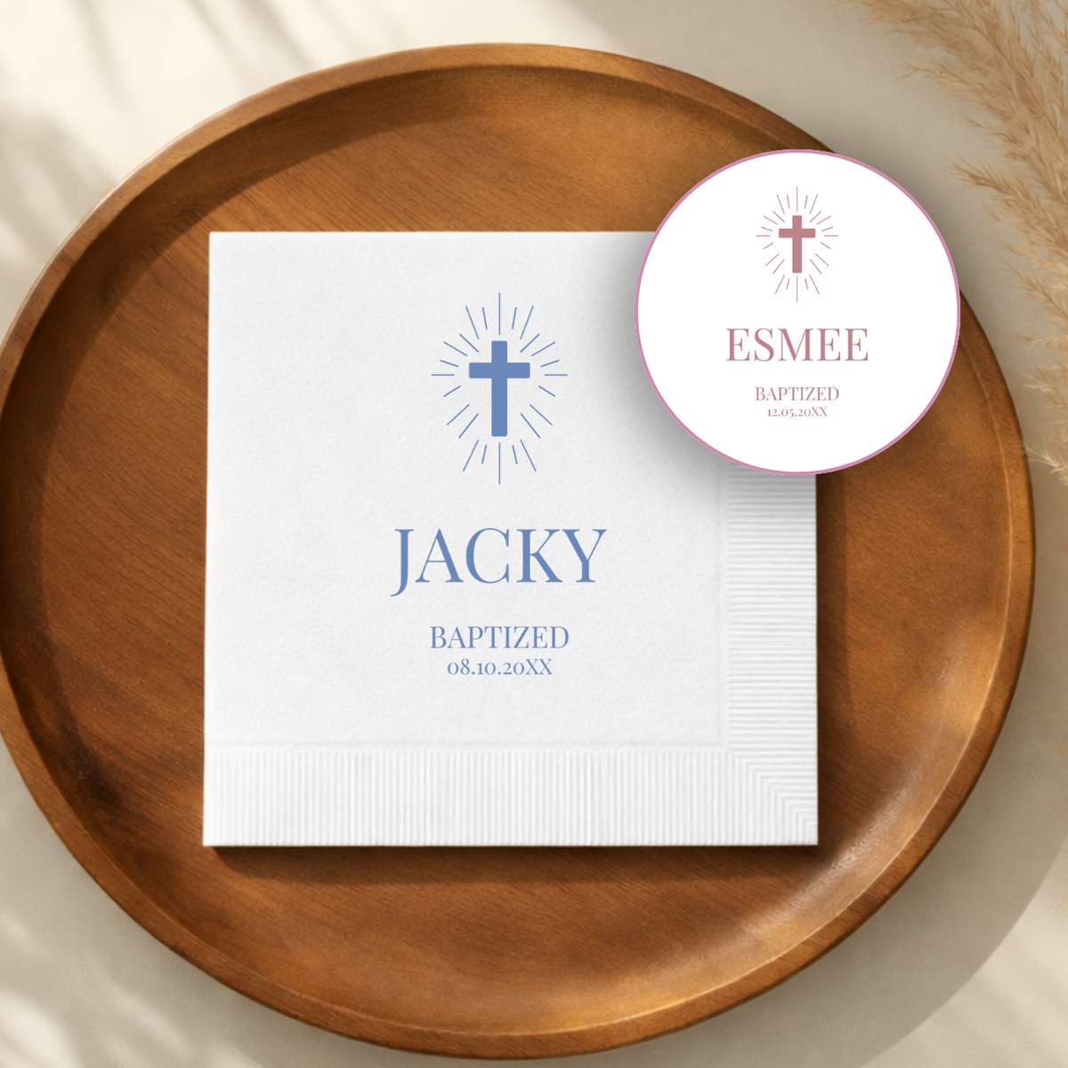 A gentle, elegant detail for a meaningful day