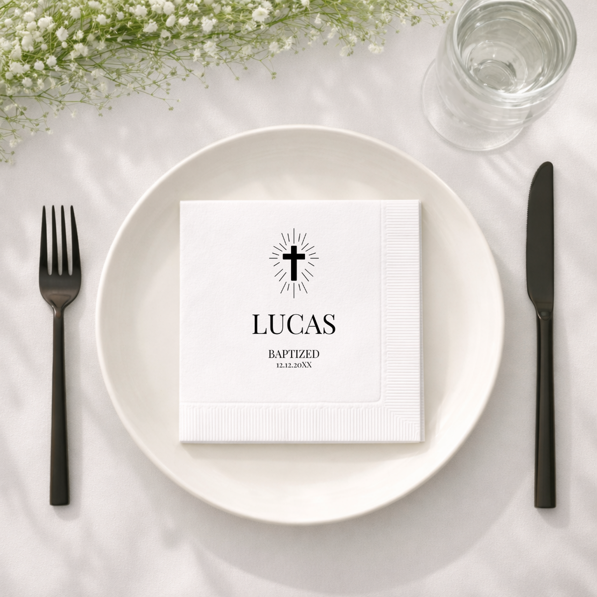 Their name, the date, your design