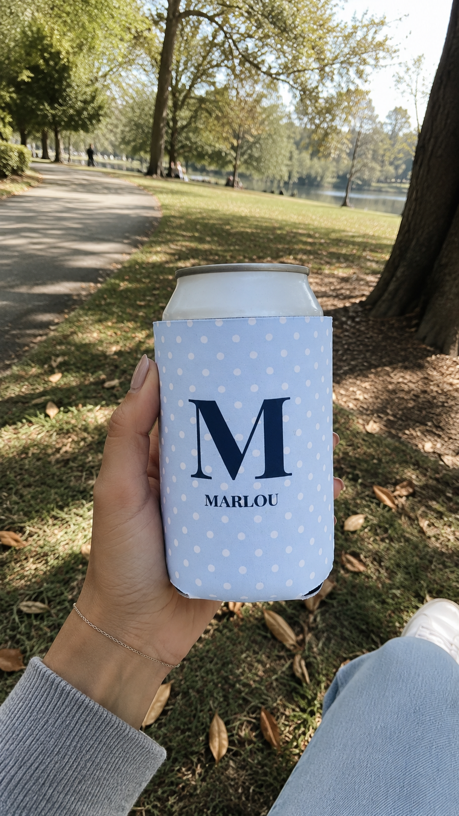 Bold Monogram | Two Initials | Personalized Bachelorette Party Can Coolers
