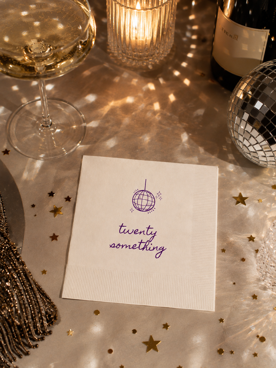 70 Years Loved | Personalized 70th Birthday Napkins