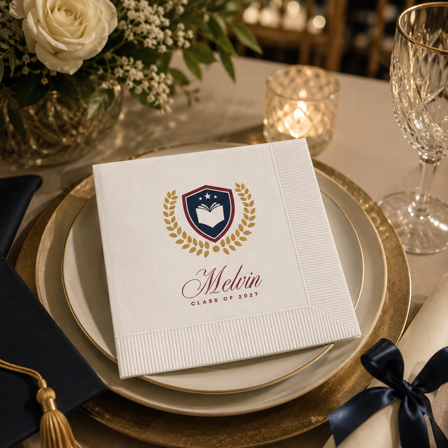 A Tini Bit Smarter | Graduation Napkins