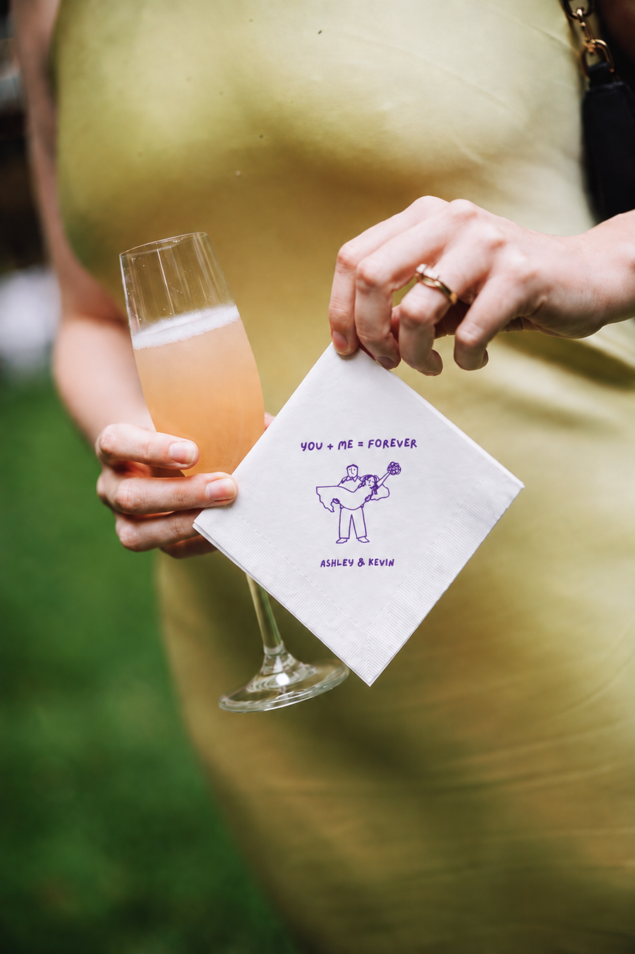 We Are So Lucky | Ace of Hearts Wedding Napkins