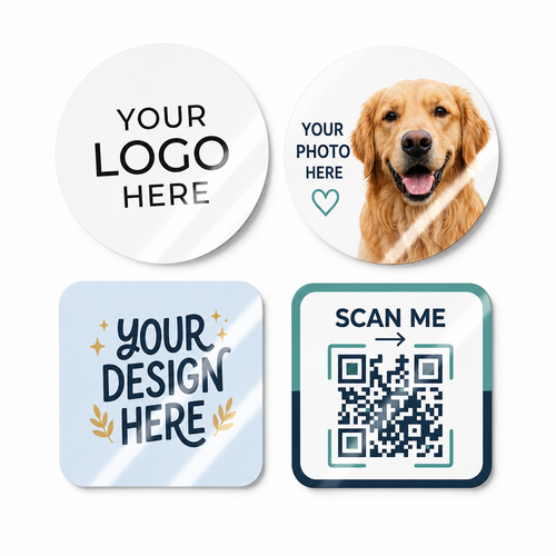 Custom Sticker Labels Your Design Here