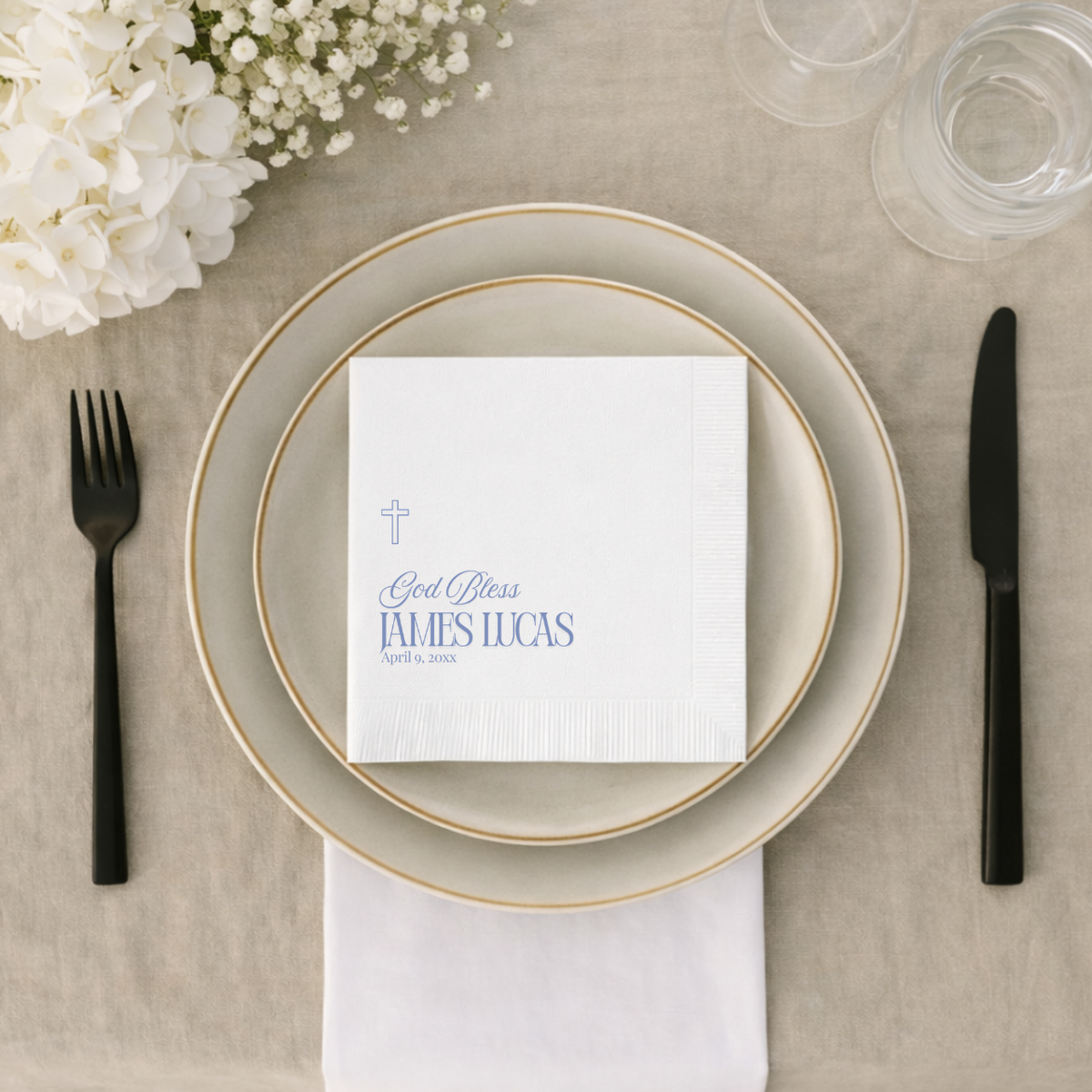 A gentle, elegant detail for a meaningful day