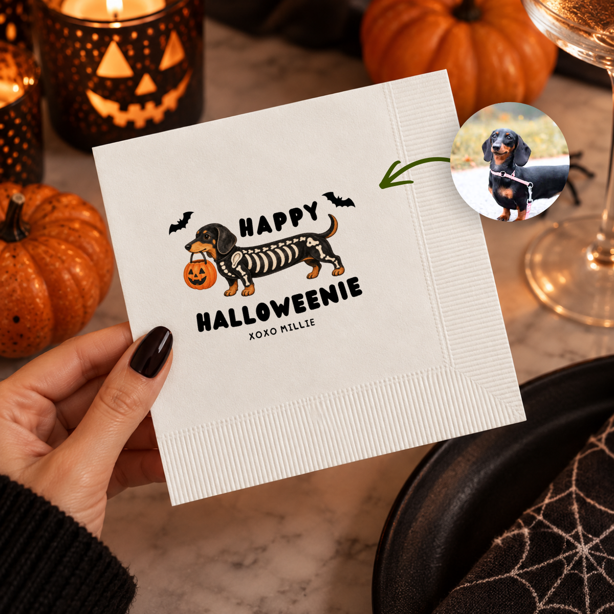Make it shine with a metallic foil