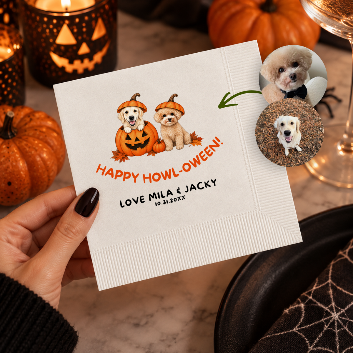 Make it shine with a metallic foil