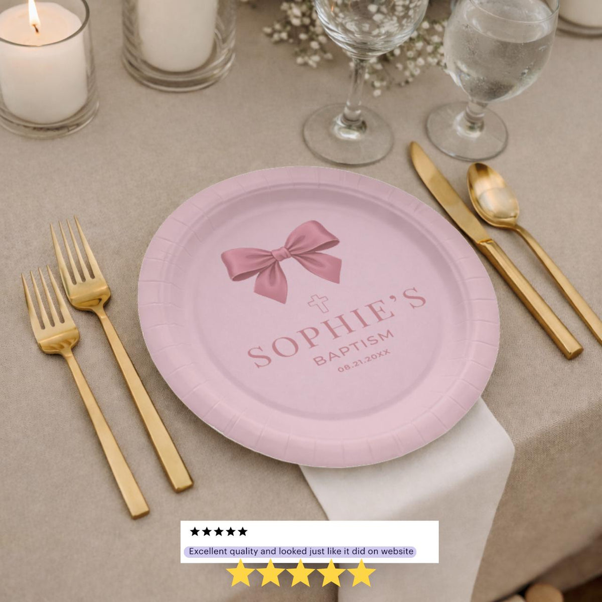 A meaningful detail for the celebration table