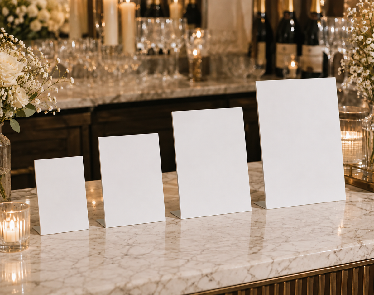 Four sizes, for any bar