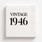 Vintage 1946 | Personalized 80th Birthday Napkins