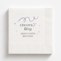 Cheers to Fifty | Personalized 50th Birthday Napkins