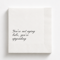 You're Not Aging, You're Upgrading | Funny Birthday Napkins
