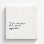You're Not Aging, You're Upgrading | Funny Birthday Napkins