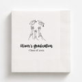 Cap Toss | Name & Class Year | Personalized Graduation Napkins