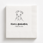 Cap Toss | Name & Class Year | Personalized Graduation Napkins