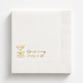 Sip Sip Hooray | Personalized 80th Birthday Napkins