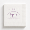 Congrats Grad Cap | Name & Class Year | Personalized Graduation Napkins