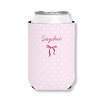 Name & Bow | Custom Name | Personalized Bachelorette Party Can Coolers