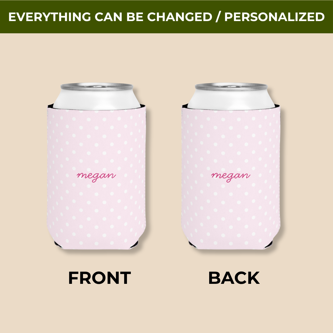 Script Name | Custom Name | Personalized Bachelorette Party Can Coolers