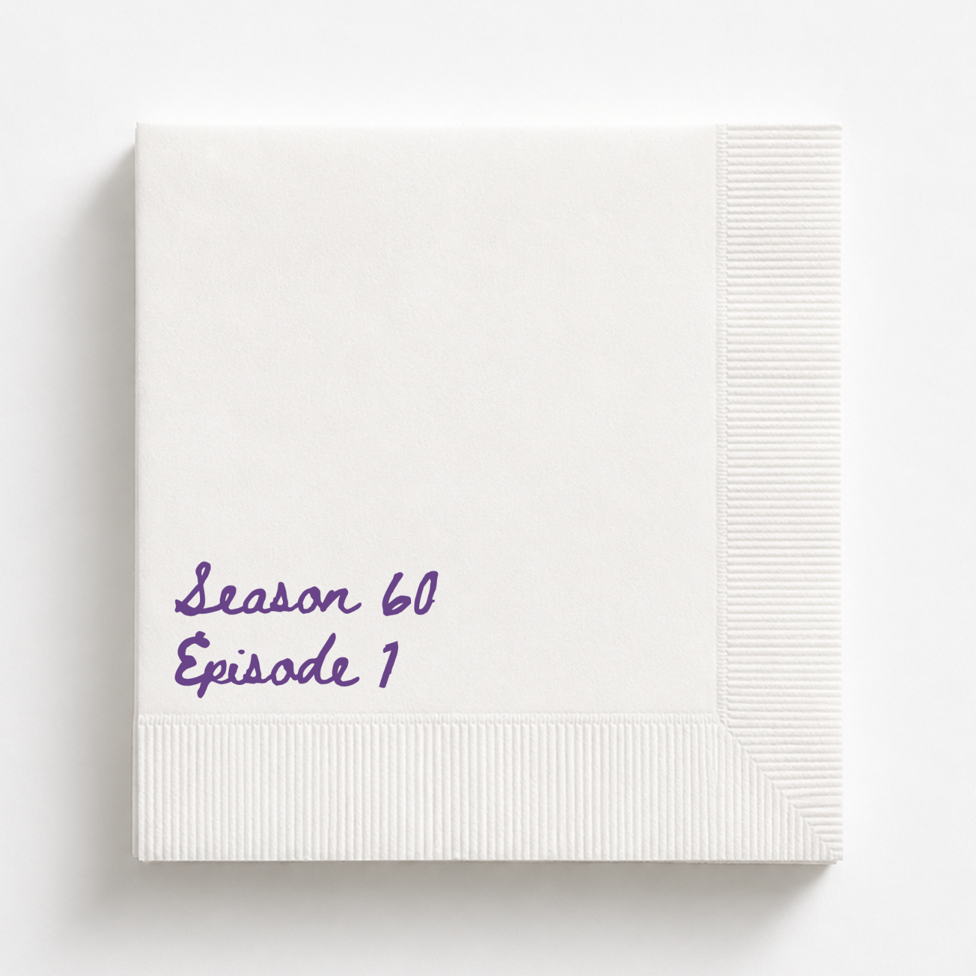 Season 60, Episode 1 | 60th Birthday Napkins