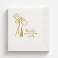 Diploma in Hand | Name & Class Year | Personalized Graduation Napkins
