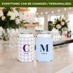 Initial & Name | Name & Initial | Personalized Bachelorette Party Can Coolers