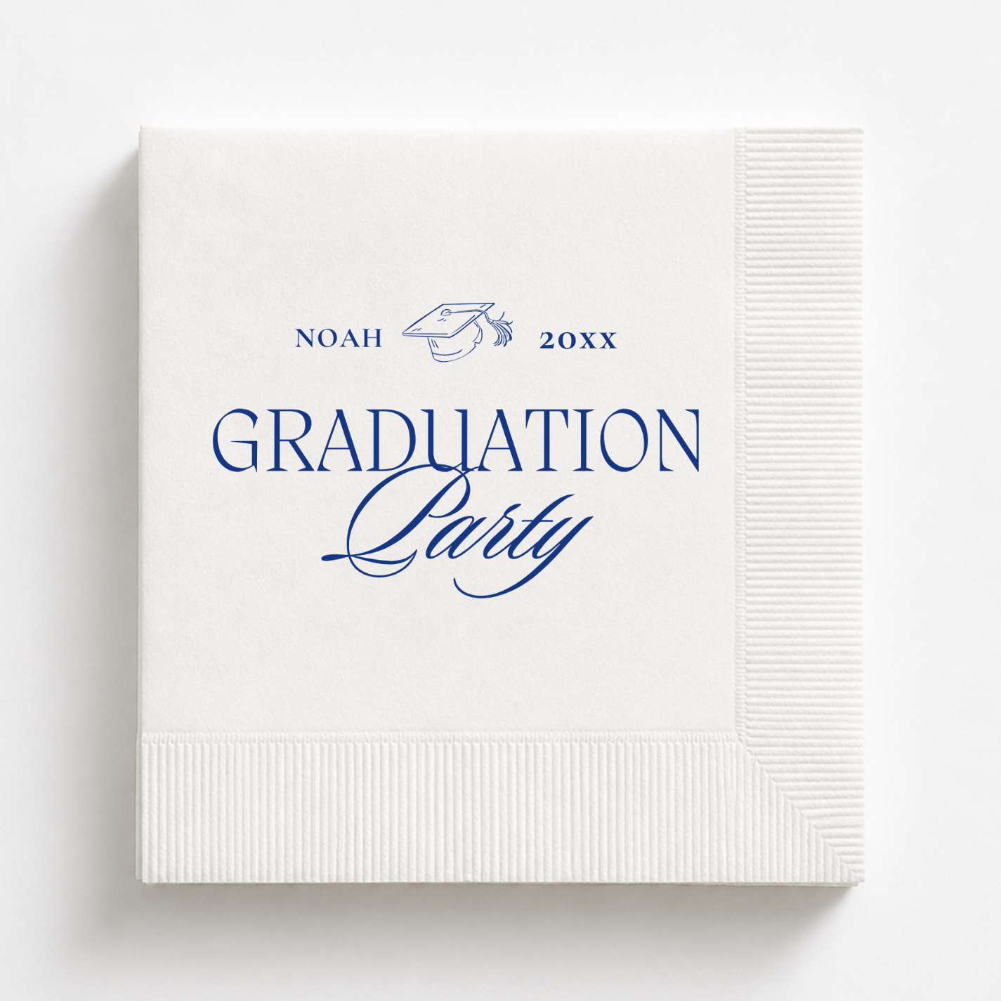 Elegant Graduation Party | Name & Class Year | Personalized Graduation Napkins