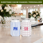 Bold Monogram | Two Initials | Personalized Bachelorette Party Can Coolers