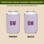 Bold Monogram | Two Initials | Personalized Bachelorette Party Can Coolers