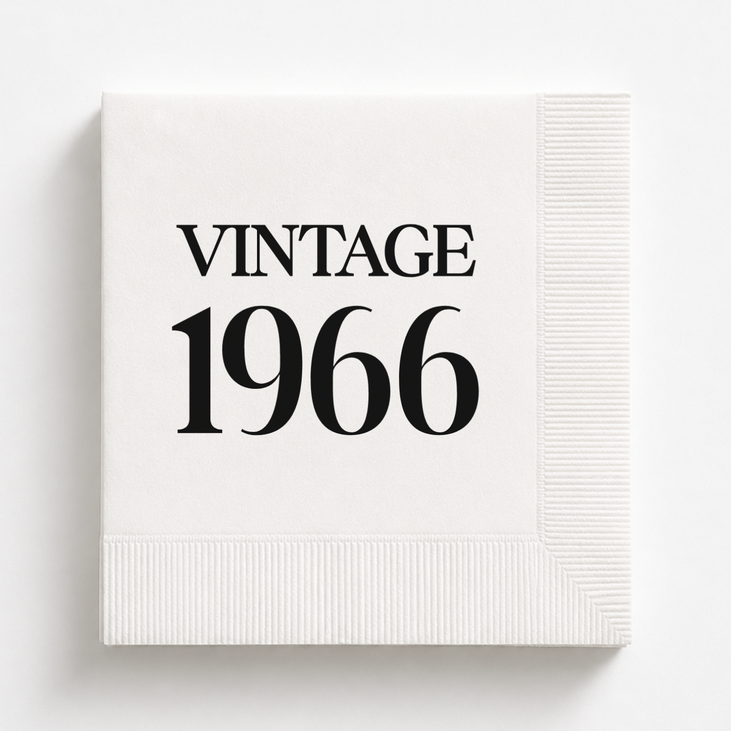 Vintage 1966 | Personalized 60th Birthday Napkins