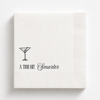 A Tini Bit Smarter | Personalized Graduation Napkins