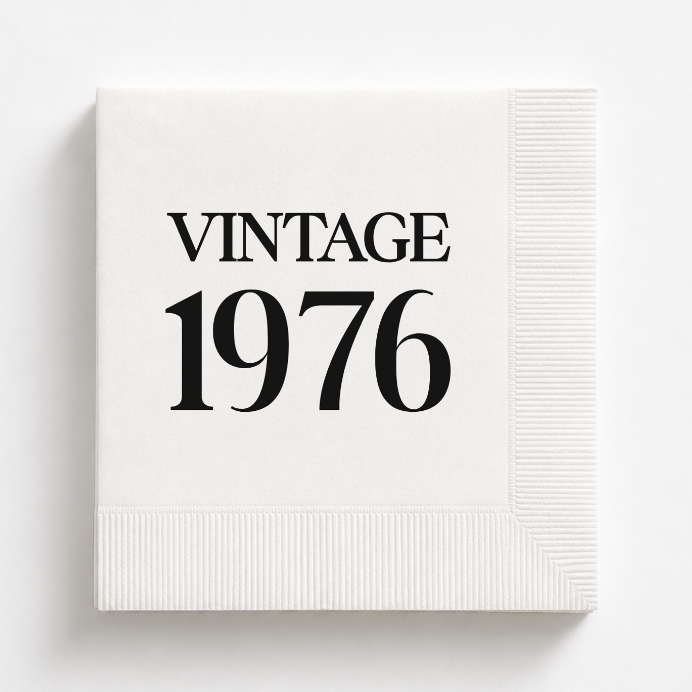Vintage 1976 | Personalized 50th Birthday Napkins