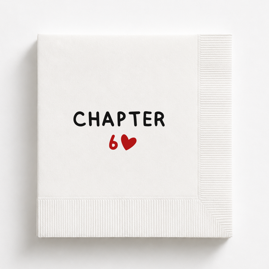 Chapter 60 | Personalized 60th Birthday Napkins