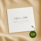 Psalm 139 | Name & Date | Personalized Baptism Napkins