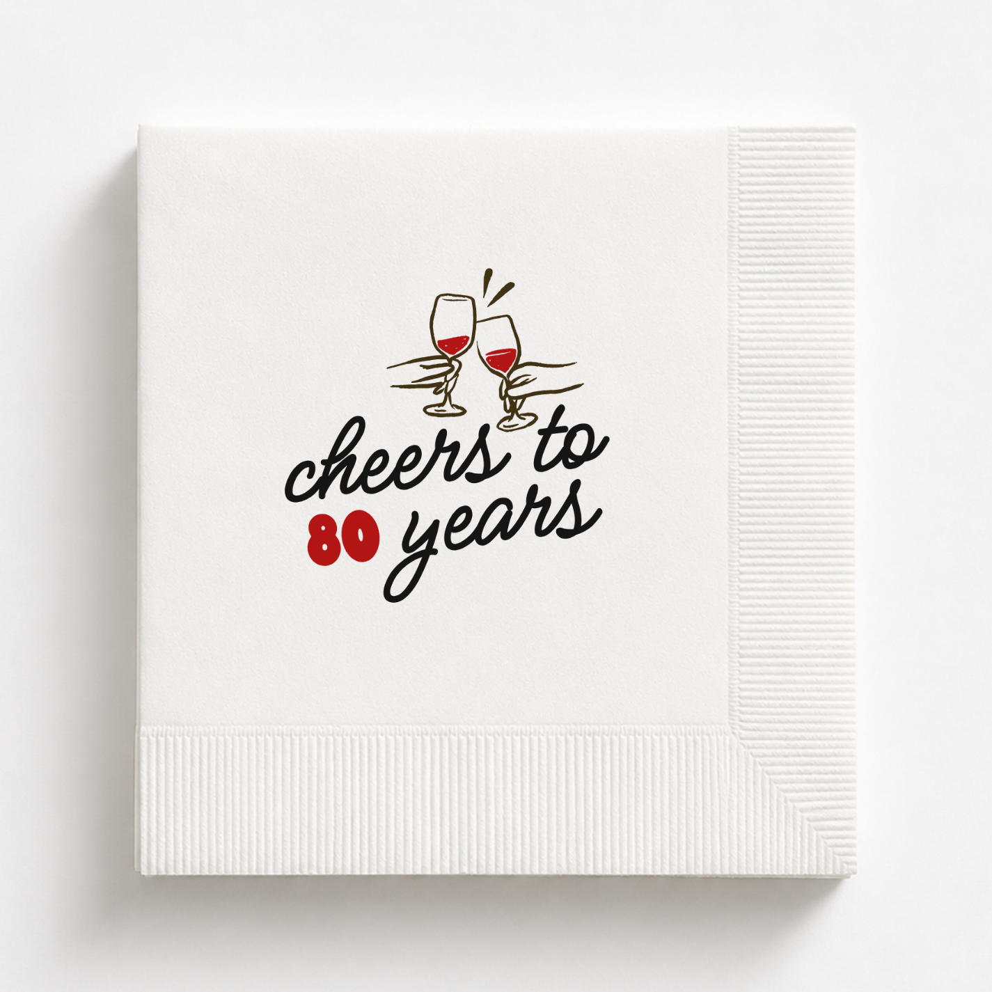 Cheers to 60 Years | Custom 60th Birthday Napkins