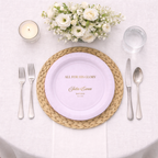All For His Glory | Name & Date | Personalized Baptism Plates
