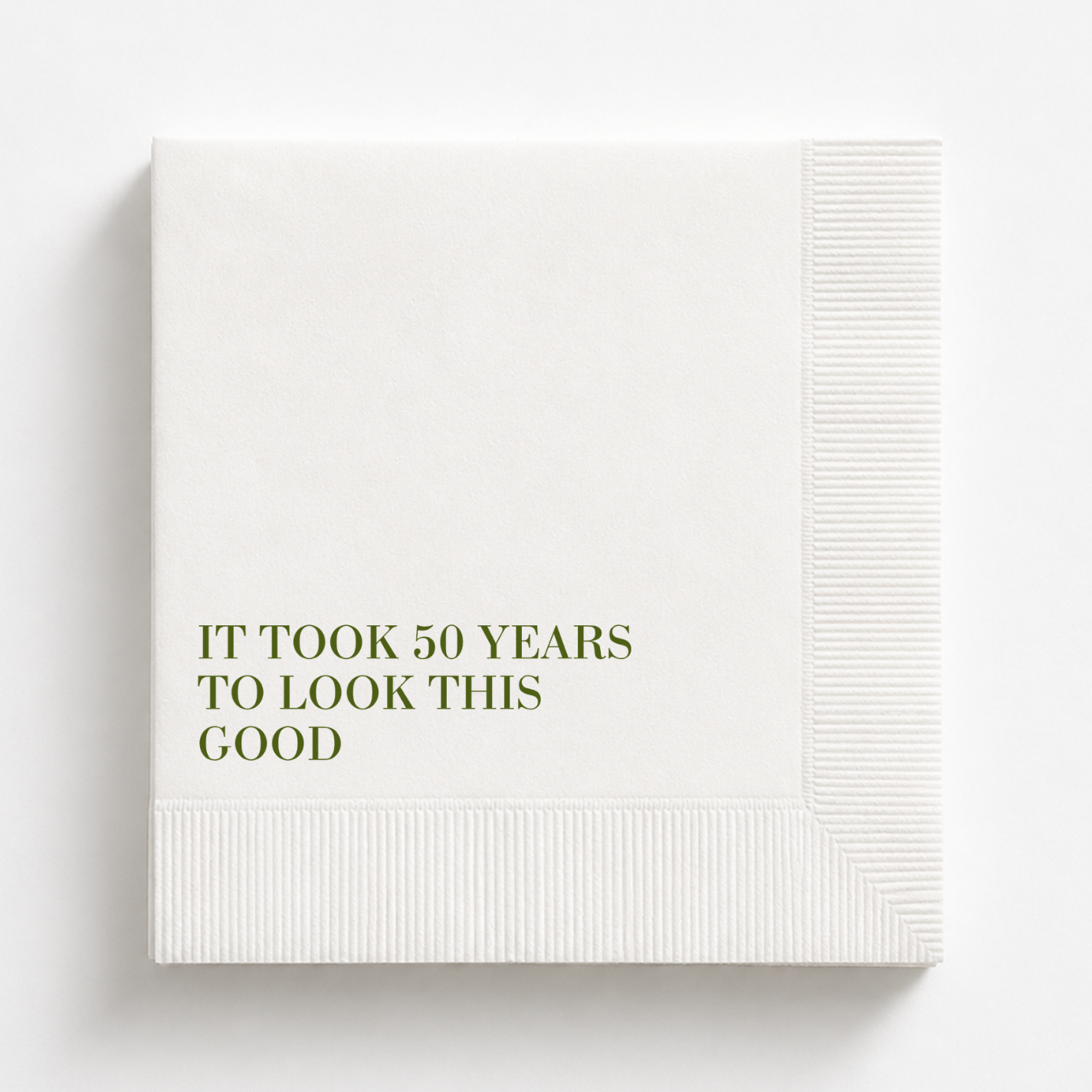 It Took 50 Years to Look This Good | 50th Birthday Napkins