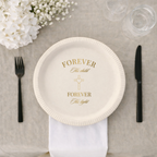 Forever His Child | Custom Wording | Personalized Baptism Plates