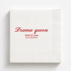 Drama Queen Since 1966 | Personalized 60th Birthday Napkins