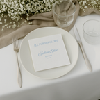 All For His Glory | Name & Date | Personalized Baptism Napkins