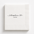 Chapter Thirty | Personalized 30th Birthday Napkins