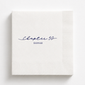 Chapter 50 | Personalized 50th Birthday Napkins