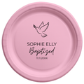 Dove | Name & Date | Personalized Baptism Plates