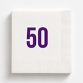 Personalized 50th Birthday Napkins