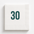 Personalized 30th Birthday Napkins