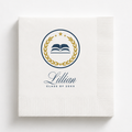 School Logo | Name & Class Year | Personalized Graduation Napkins