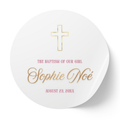 The Baptism of Our Girl or Boy | Name & Date | Personalized Baptism Stickers