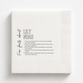 Bold Name Fun Facts | Names & Your Fun Facts | Personalized Wedding Napkins