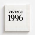 Vintage 1996 | Personalized 30th Birthday Napkins