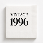 Vintage 1996 | Personalized 30th Birthday Napkins