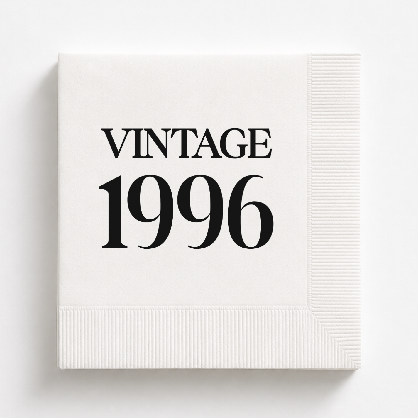 Vintage 1996 | Personalized 30th Birthday Napkins